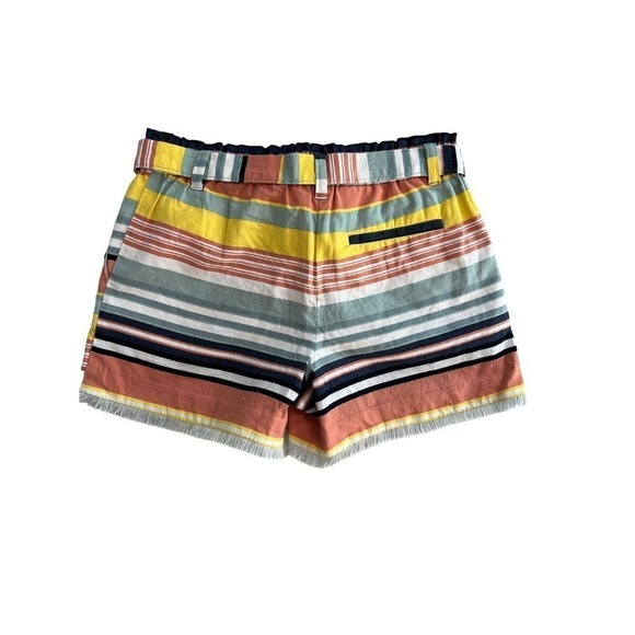 LOFT Outlet Linen Blend Striped Shorts, NWOT Size 4 - Picture 5 of 9